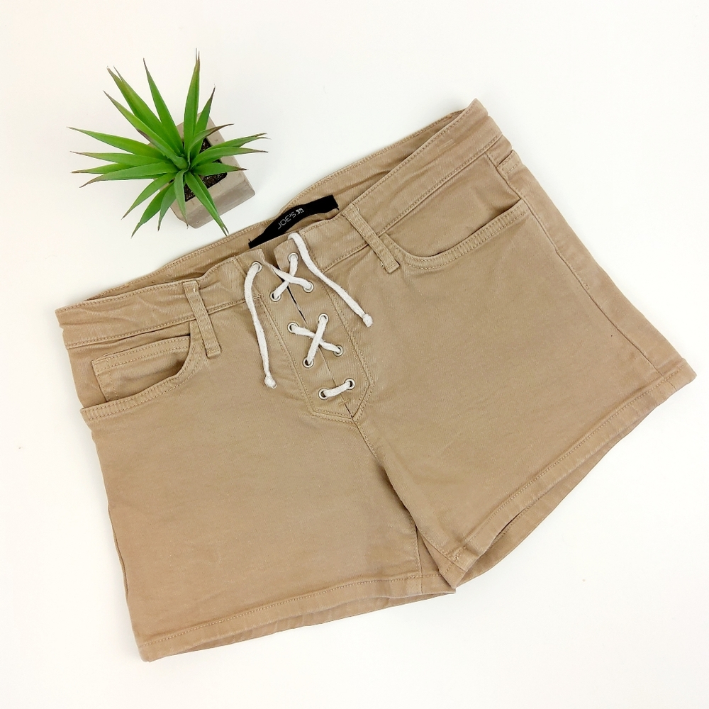 Joe's Jeans Tan Tie Front Shorts Size 27